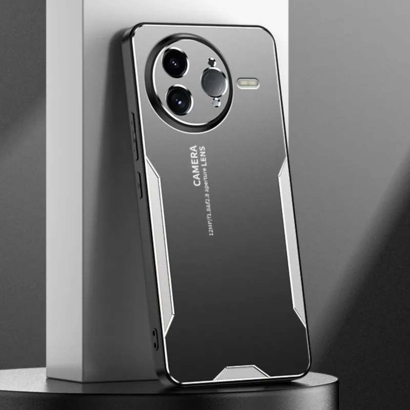 Para Poco F7 Pro funda de aluminio de Metal de alta calidad funda protectora contra escarcha para lente previene huellas dactilares Metal + TPU - imagen 4