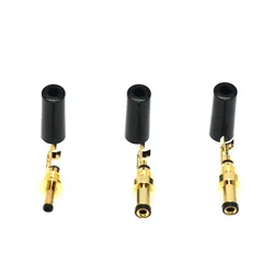 Cable GX16 2 pines CC enchufe oro chapado en plata para audiófilos