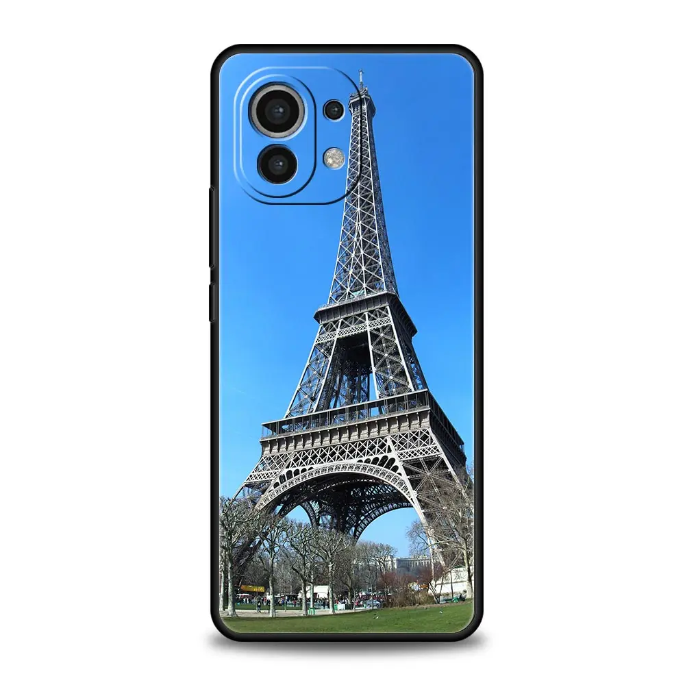 Paraguas rojo Torre Eiffel funda de teléfono para Xiaomi Mi 17 15T 15 14 14T 13T 12T Pro 12 13 Lite 5G 11T Poco X6 X7 X5 Pro funda suave - imagen 4