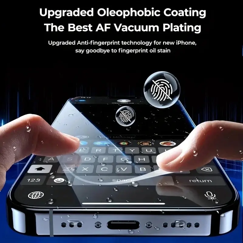 3 uds protectores de pantalla de privacidad para IPhone 11 12 13 14 15 16 Pro Max vidrio templado antiespía para iPhone 14 15 16 Plus película de vidrio - imagen 2
