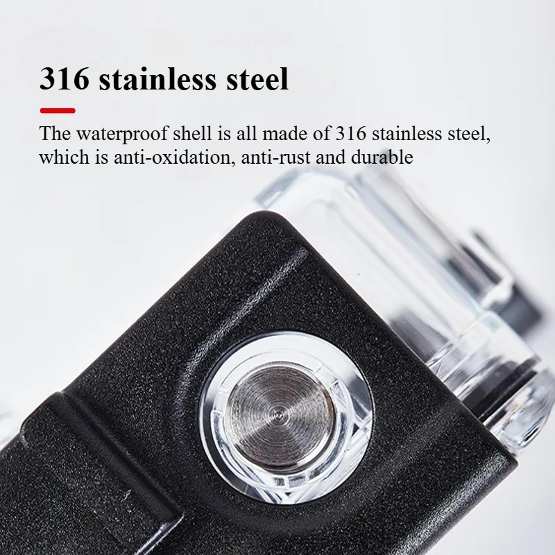 Funda carcasa impermeable subacuática de 60M para DJI OSMO Action 5Pro/4/3, funda protectora de alta resistencia, accesorios para cámara - imagen 4