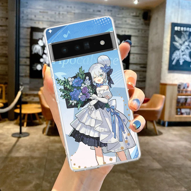 Honkai Impact-funda de silicona a prueba de golpes para teléfono, carcasa transparente suave para Google Pixel 8, 7, 6 Pro, 6A, 5, 4, 5A, 4A, 3A, XL, 5G - imagen 4
