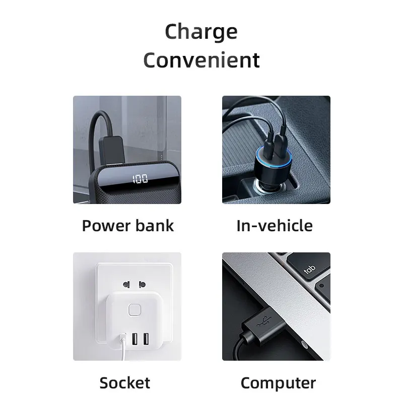 Cargador de batería tipo C RV4 para timbre con vídeo Ring 2, cámara con foco, cámara adhesiva y cámara con vista de puerta - imagen 4