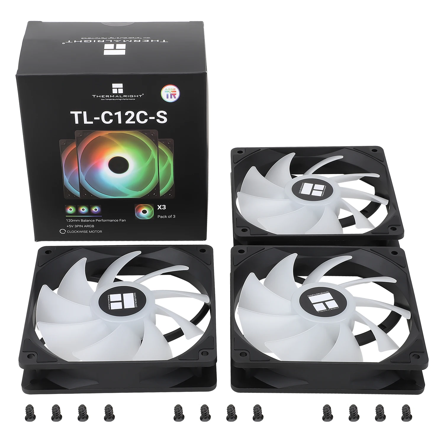 Ventilador 120mm ARGB Gaming Thermalright TL-C12C - imagen 2