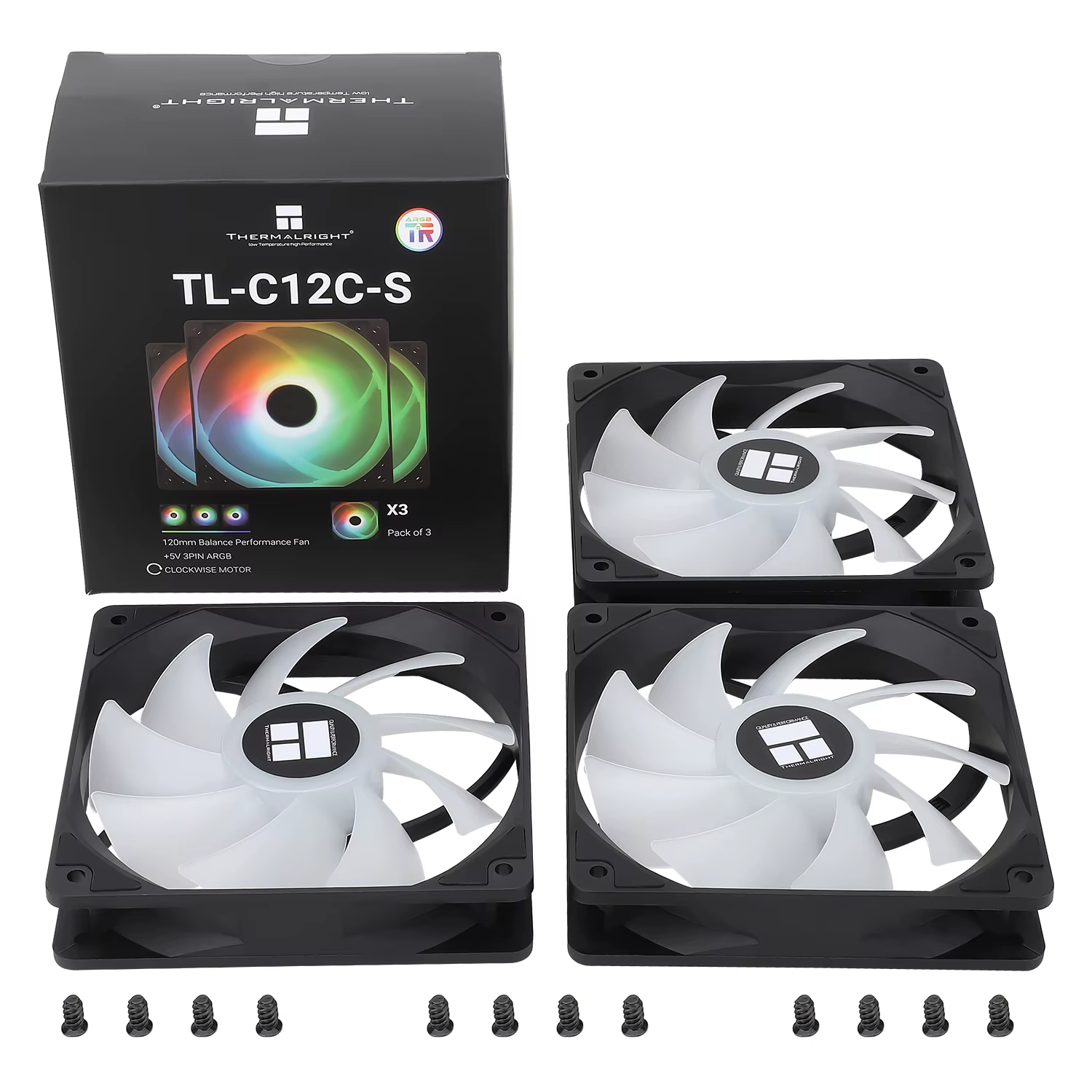 Ventilador 120mm ARGB Gaming Thermalright TL-C12C - imagen 2