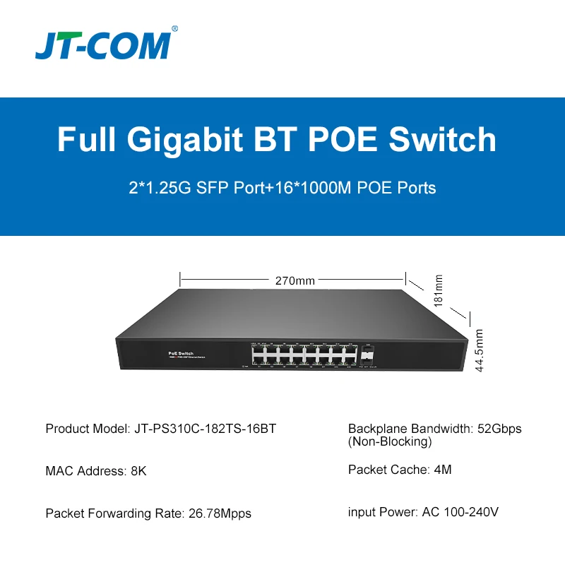 JT-PS310C-182TS-16BT