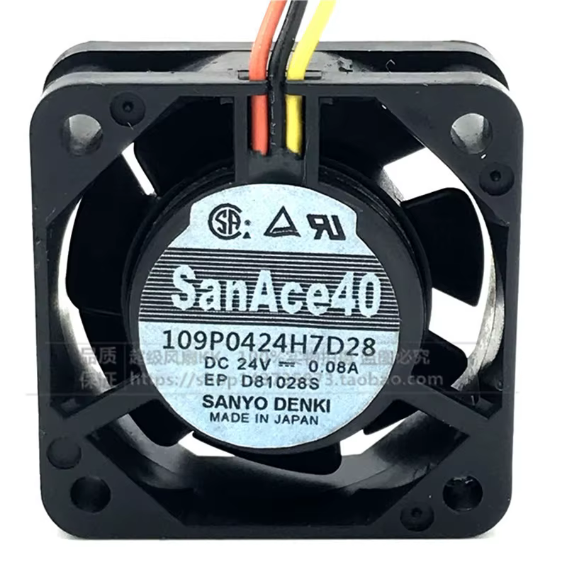 Ventilador SanAce 40mm 24V con Alarma Integrada - imagen 2