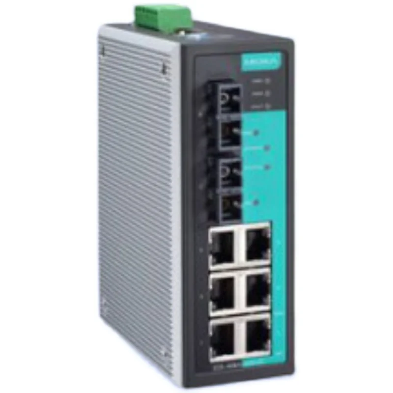 Taiwán MOXA EDS-408A-SS-SC Industrial Ethernet 8 puertos garantía de fibra monomodo por cinco años de carril - imagen 4