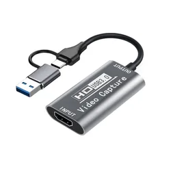 Tarjeta Capturadora HDMI USB-C 4K para PC y Smartphone