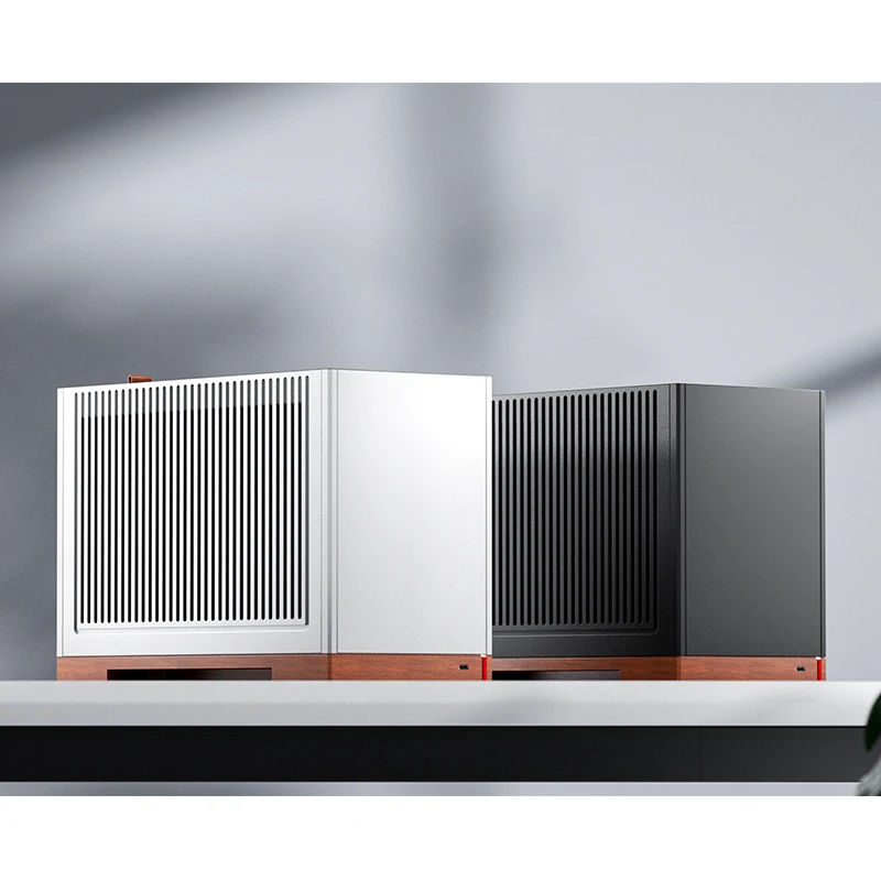 Jonsbo T9 aleación de aluminio ITX chasis ordenador de escritorio Host Shell tipo C 11L pequeña caja de PC con Cable adaptador GPU PCIE 4,0 - imagen 3