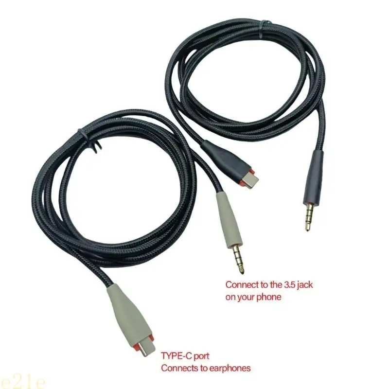 Cable extensión auriculares E21E, Flexible y resistente, 3,5mm, para auriculares MMX150, para uso diario en varios - imagen 3