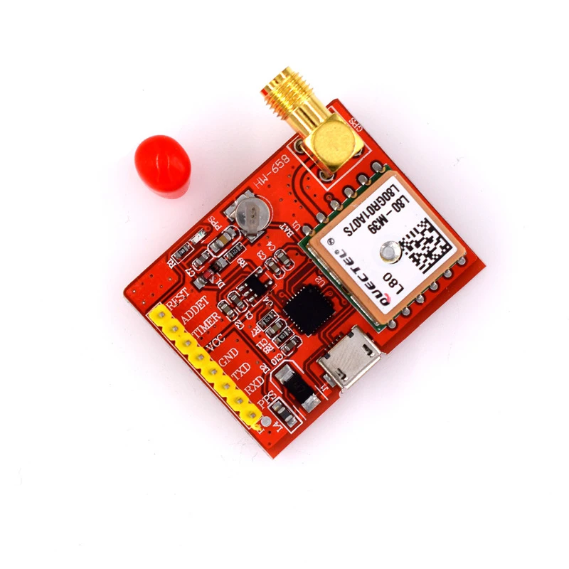 Placa de desarrollo de módulo GPS Quectel L80 L80-M39 para Raspbery Pi A B A+ B+ Zero 2 3 antena GNSS módulo MTK3339 (patch en la parte superior) - imagen 2