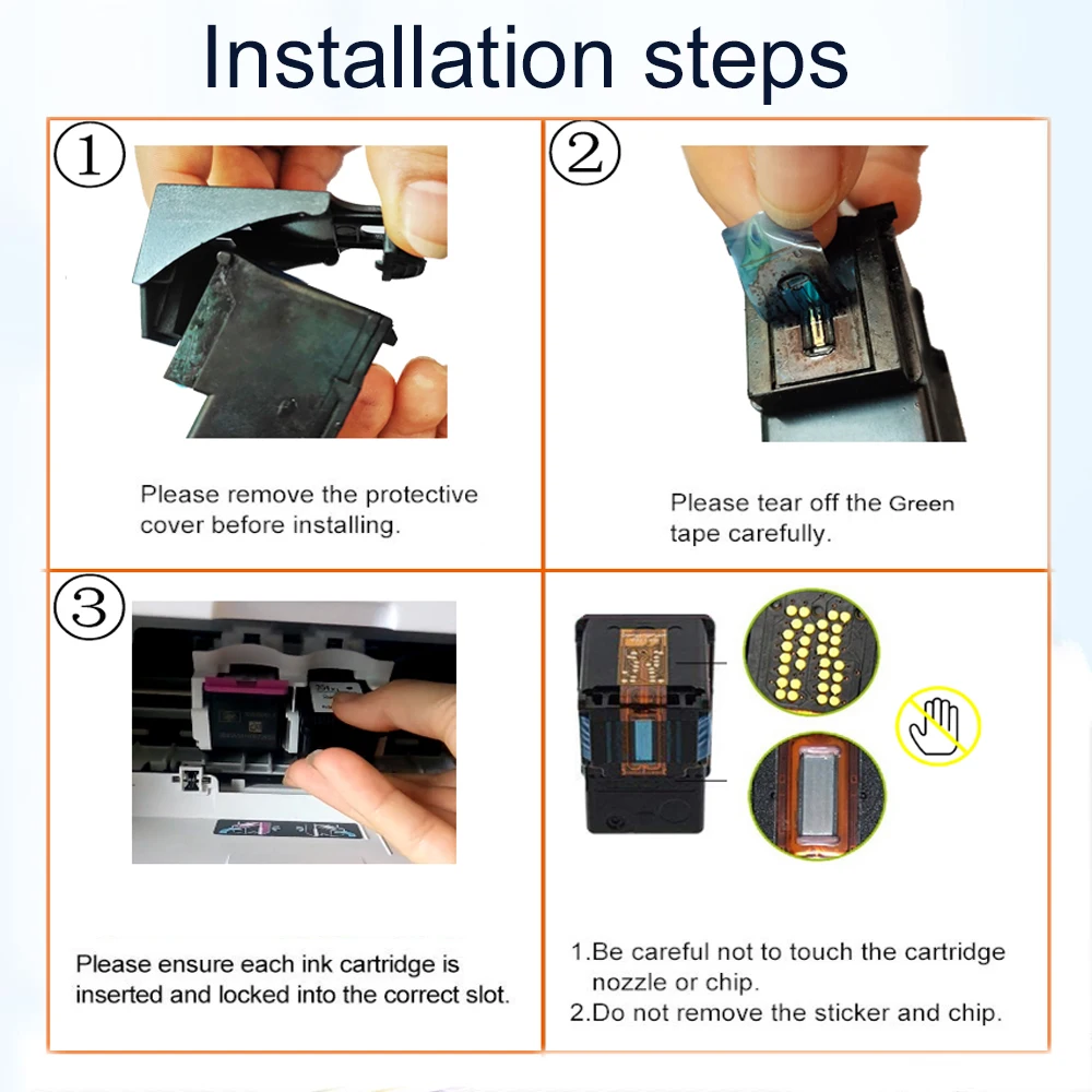 Reemplazo de cartucho de tinta einkshop 650XL para impresora HP 650 HP650 XL para hp Deskjet 1015 1515 2515 2545 2645 3515 4645 - imagen 5