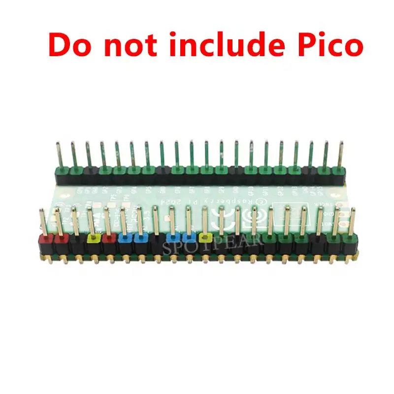 Raspberry Pi Pico 2 cabezales de pines GPIO coloridos para placa de desarrollo Pico2/Pico2W RP2350