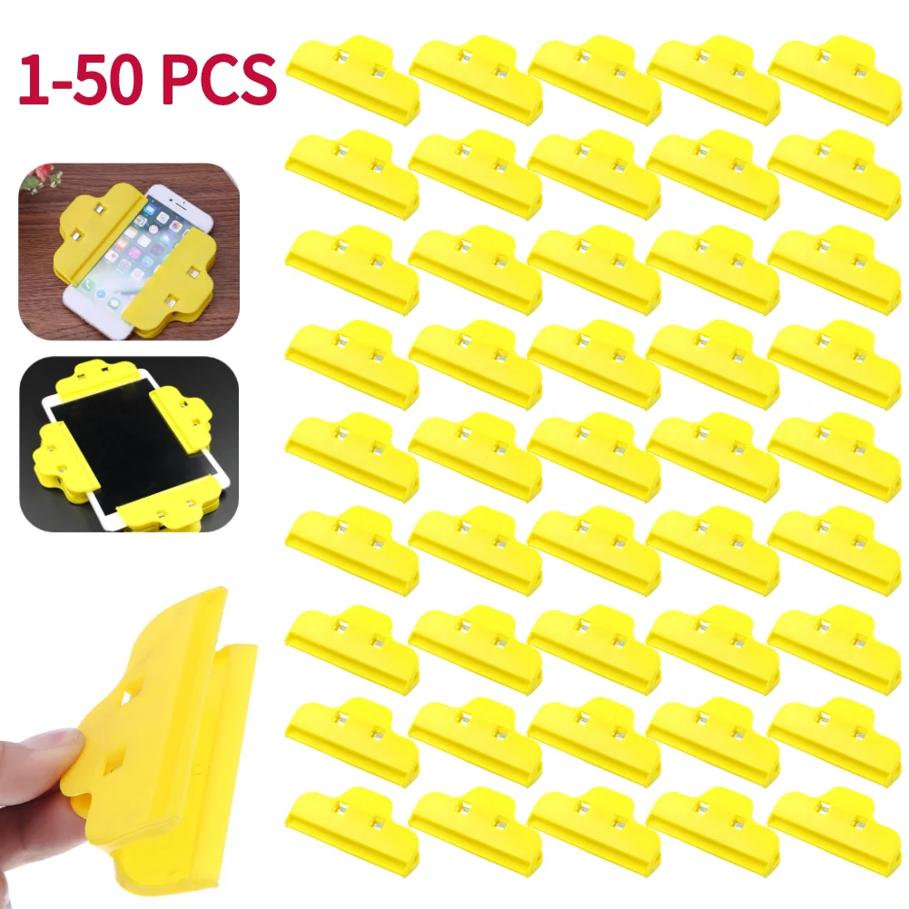 Herramientas de reparación de teléfonos móviles, Clip de plástico, abrazadera de fijación para Iphone, Samsung, iPad, tableta, herramientas de reparación de pantalla LCD, 1-50 piezas - imagen 2