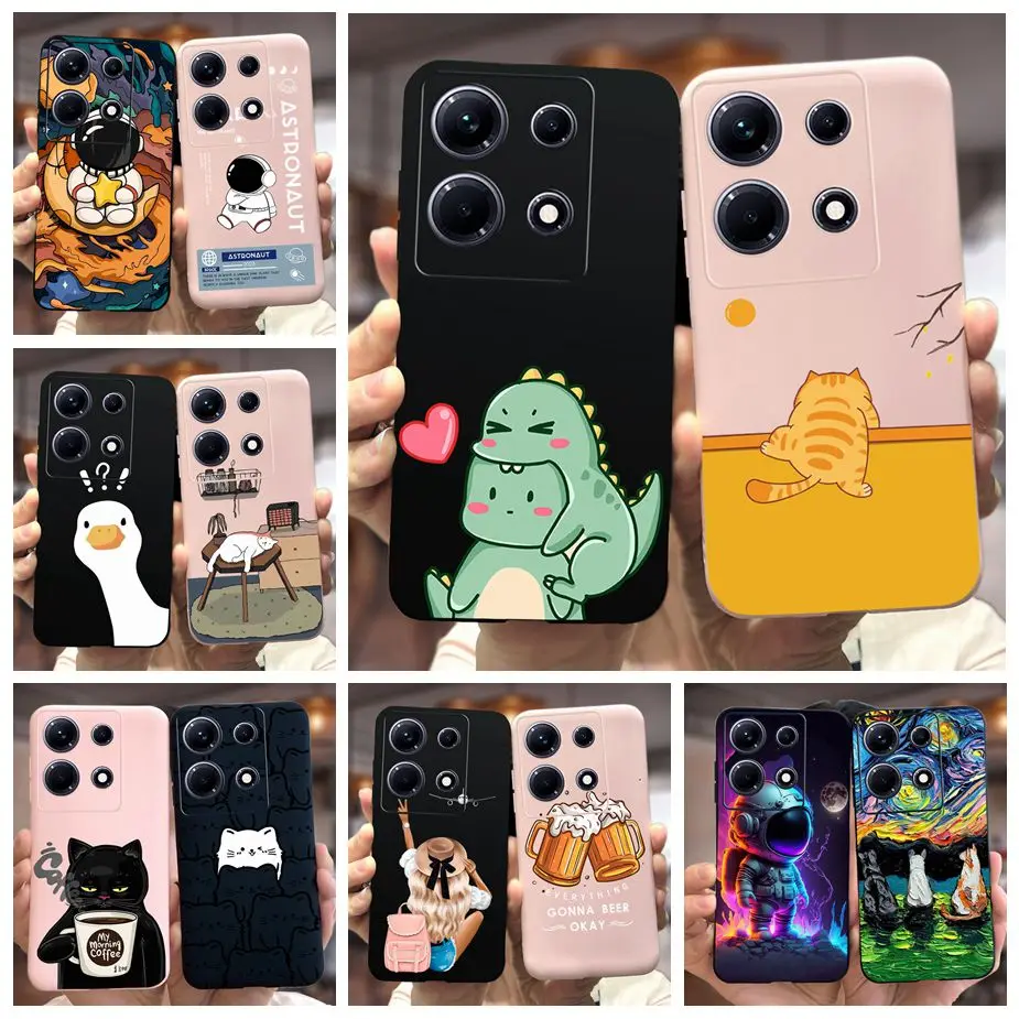 Funda de silicona suave con dibujos animados para Infinix Note 30, carcasa para teléfono 4G, 30i, X6716, parachoques VIP