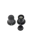 black knob 4mm 10pcs