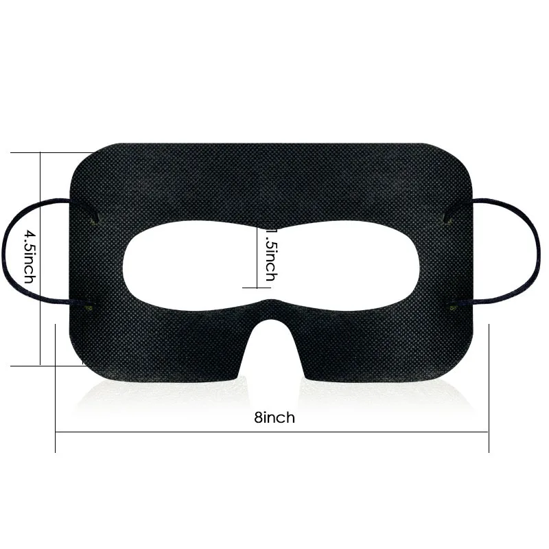 Máscara de ojos desechable VR para Oculus Quest 2, cubierta de máscara de ojos transpirable para el sudor para Quest 3 Vision Pro Pico 4 VIVE HP, accesorios - imagen 5