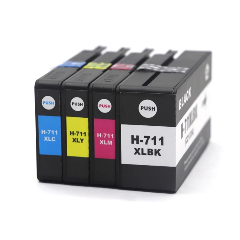 Cartucho de tinta 711 711XL para impresora de inyección de tinta Design Jet T120 T125 T130 T135 T520 T525 T530 - imagen 4