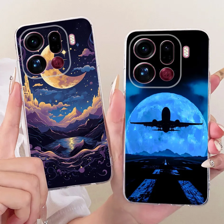 Para OPPO Find X9 Pro 2025 funda Popular con estampado de lazo de flores carcasa de teléfono de silicona suave para OPPO Find X9 FindX9 Pro Coque