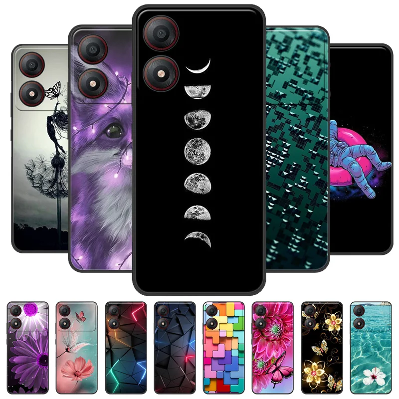 Para ZTE Blade A34 funda suave de silicona TPU fundas de teléfono para ZTE Blade A34 4G funda parachoques BladeA34 a 34 funda Coque a prueba de golpes