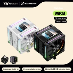 Disipador Thermalright Fengbo MK8 CPU Torre Única Ventiladores ARGB LCD