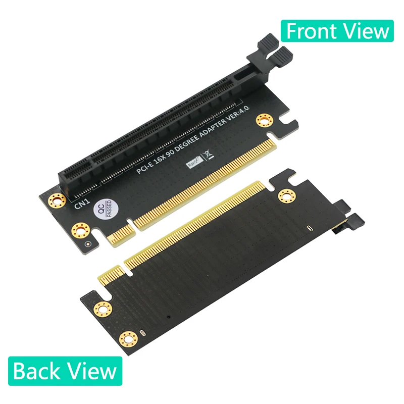 Tarjeta elevadora PCI Express 4,0 16X, ranura PCI-E a PCI-E 16X, conectores de 90 grados, adaptador de conversión PCIE X16 de alta velocidad para servidor 1U 2U - imagen 2