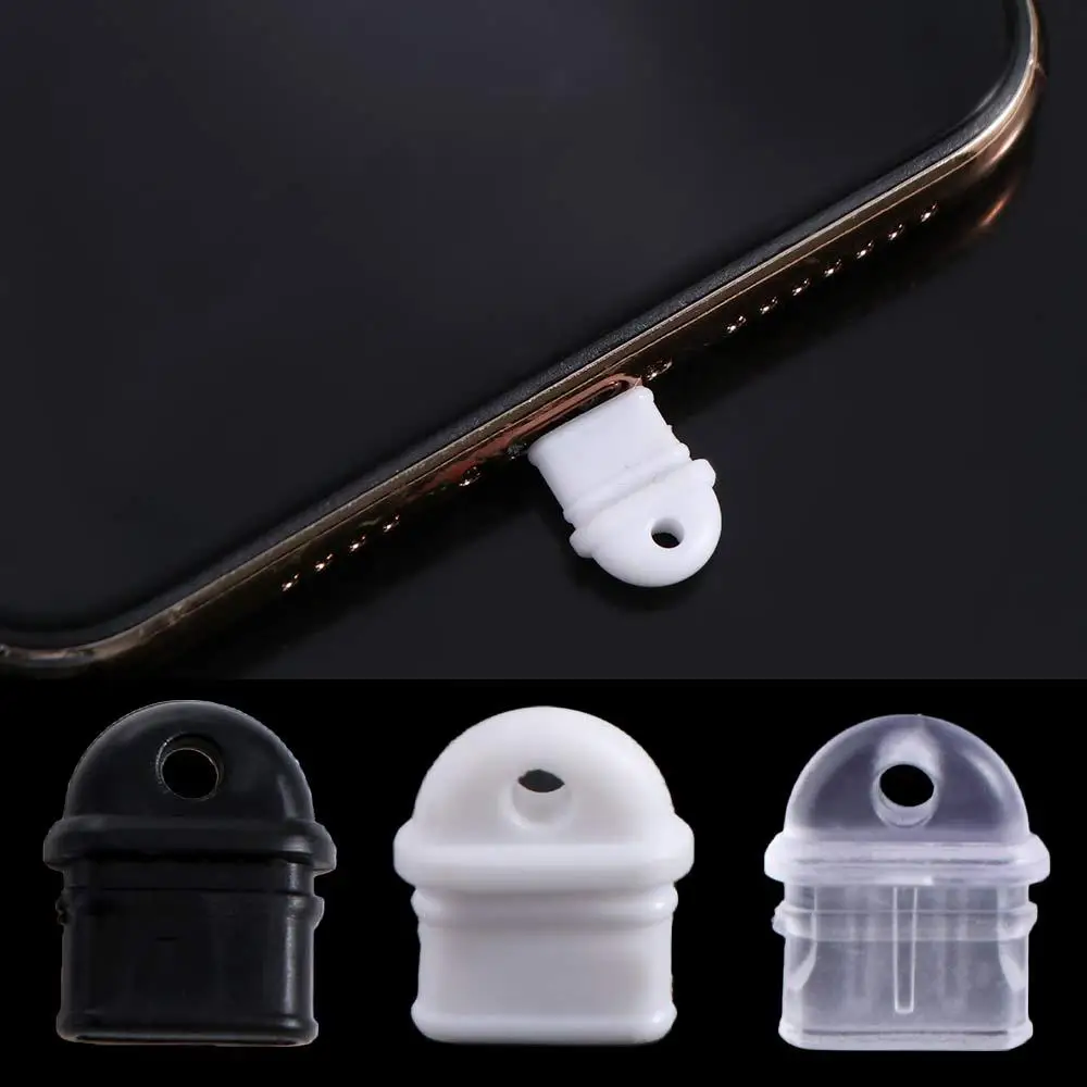 10 Uds tipo C tapón antipolvo antipérdida impermeable DIY Widgets enchufe antipolvo para teléfono móvil Protector de puerto de carga duradero portátil