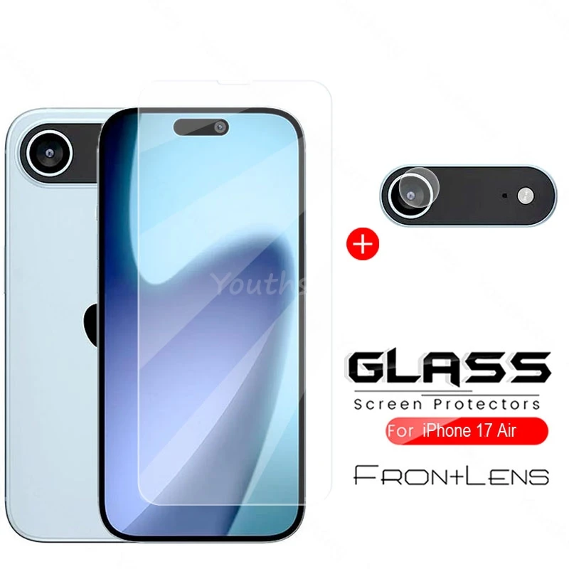 Para iPhone 17 película templada de vidrio de aire iPhone 17 Protector de pantalla de teléfono de vidrio de aire película templada iPhone 17 vidrio de aire