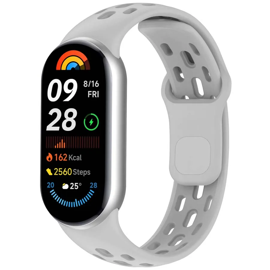 Correa deportiva de silicona para Xiaomi Mi Band 10, Correa de repuesto para Mi Band 8 9 10, accesorio de pulsera para reloj inteligente - imagen 5