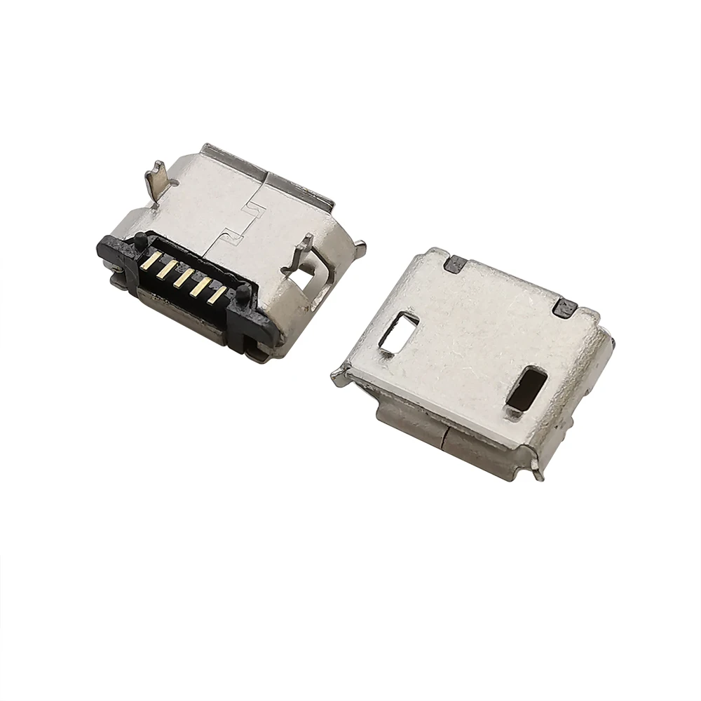 Conector Micro USB de 5 pines, aguja corta para teléfono móvil, enchufe de datos trasero, puerto de carga, 20/50 piezas - imagen 3