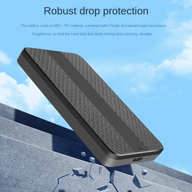 Caja de disco duro externo TISHRIC, funda SSD de 2,5 pulgadas para disco duro SATA a USB3.0, funda externa para juegos, PC, portátil, PS5, PS4 - imagen 5