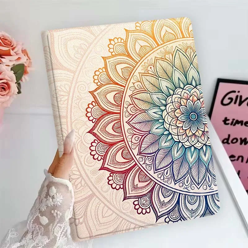 Cool Hot Mandala de lujo para Samsung Galaxy Tab S11 S10 S9 S8 S7 S6 A10.1 A9 A8 A7 10,1 Lite FE Plus pulgadas funda para tableta - imagen 2