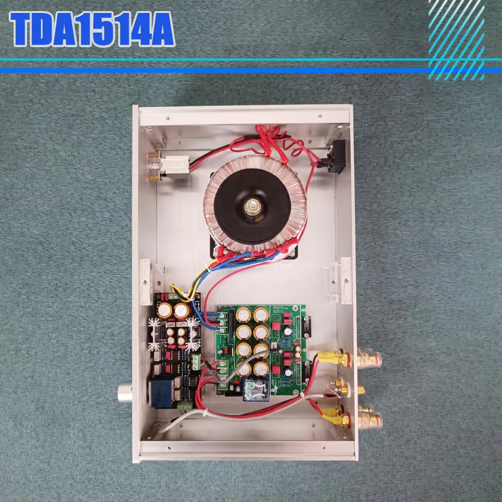 Voltaje del amplificador 6010: potencia de 200w: 2x50W Impedancia de entrada: 22K 10*10cm para placa amplificadora TDA1514A - imagen 2