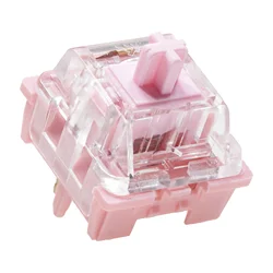KTT Rose Interruptor Lineal Rosa – Teclado Mecánico de Precisión