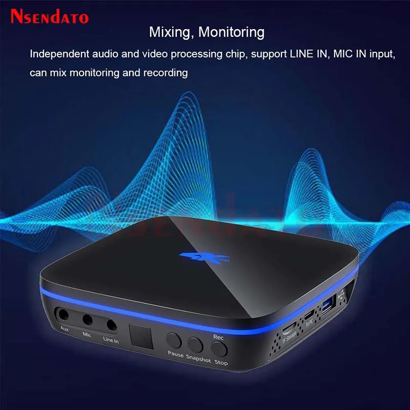 Caja de captura analógica 4K HDMI VGA YPbPr cámara independiente HDMI RCA VGA YPbPr pantalla analógica grabadora de vídeo captura caja de tarjeta VHS - imagen 5