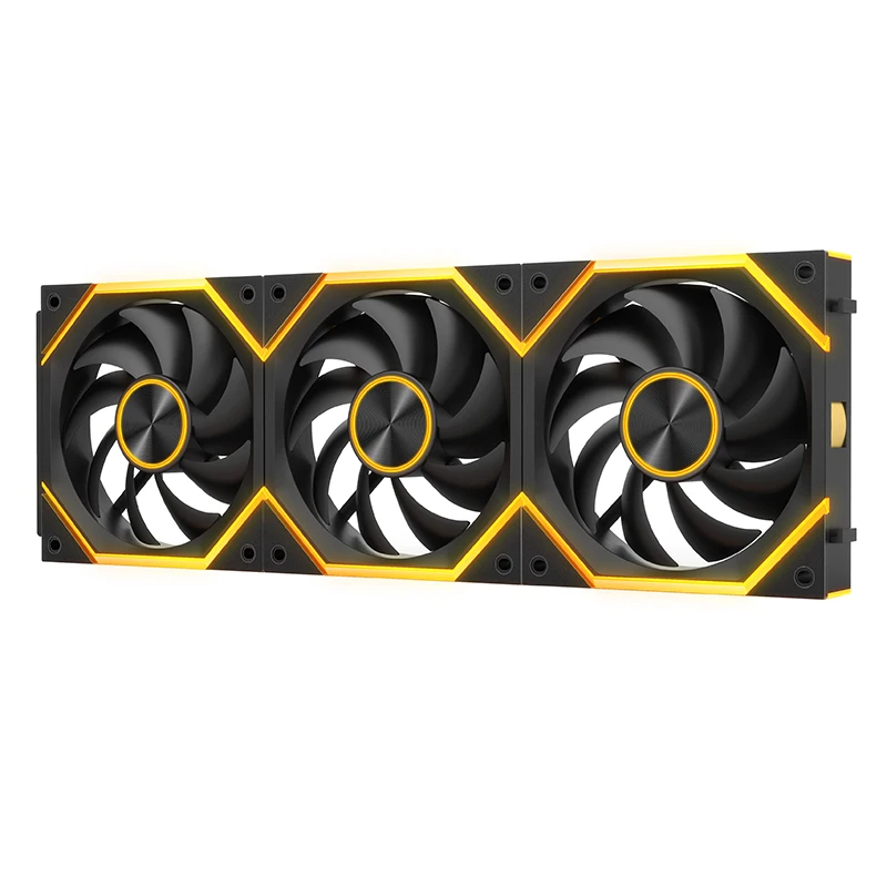 Star Brick P1 selva leopardo interestelar SE bloque de construcción ARGB ventilador Triple 12cm caja blanca 12025 ventilador de empalme - imagen 5