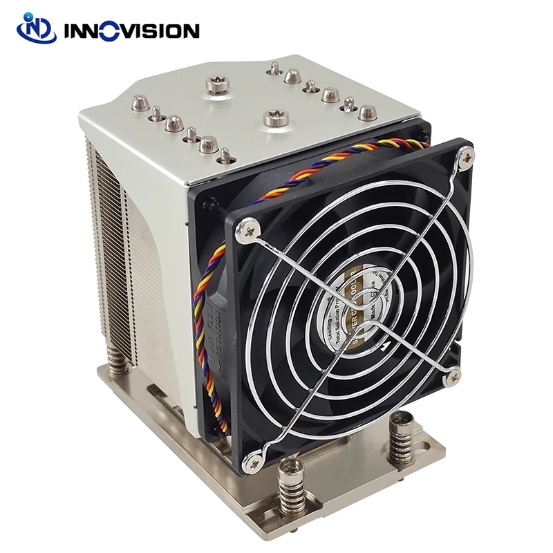 Buen enchufe AMD SP3 TR4 TDP, Enfriador de CPU de 280W, servidor 4U o superior, disipador térmico integrado, 6 tubos de calor - imagen 5