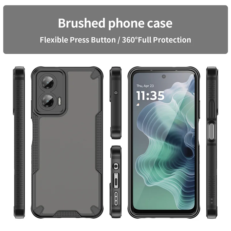 Funda protectora híbrida resistente para Motorola Moto G35 G55 G75 5G, funda a prueba de golpes, Fundas Capa - imagen 2