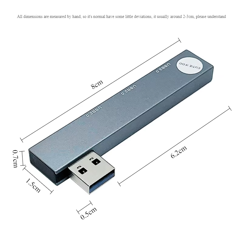 Hub USB 3.0 y 2.0 veloz para laptop impresora disco duro móvil - imagen 4