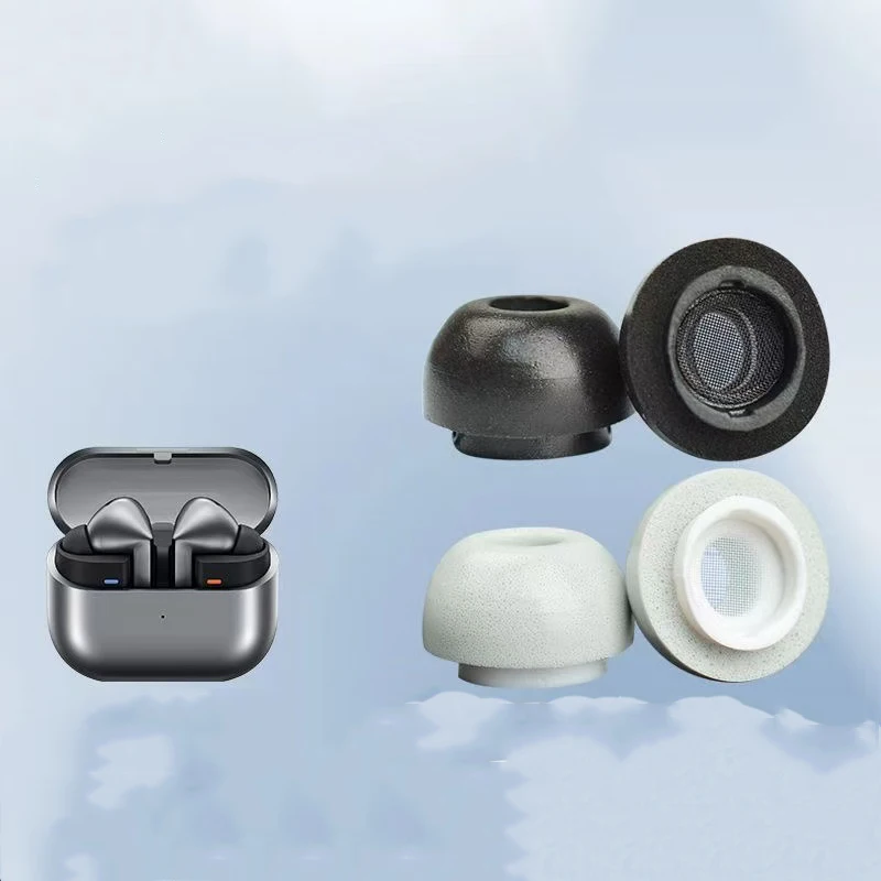 Almohadillas de espuma viscoelástica para Samsung Galaxy Buds3 Pro, fundas para auriculares Eeaphone, tapas de cojines, almohadillas de esponja suave