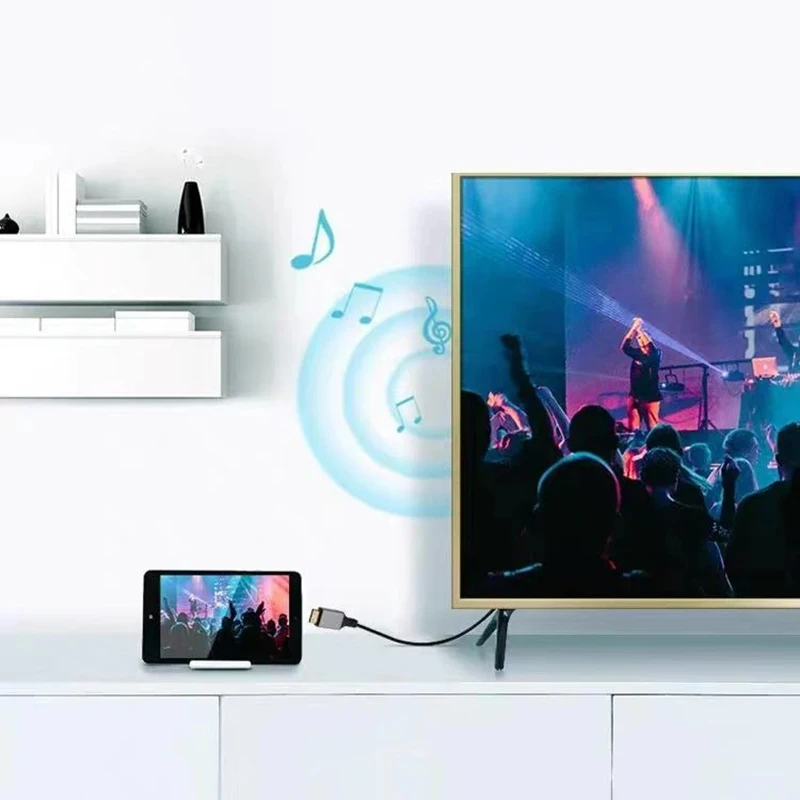 Cable UHD de 0,5 M, 1M, 8K, ángulo arriba/abajo/izquierdo/derecho, compatible con HDMI, Mini pantalla Micro HD, Cable fino para ordenador portátil, PC, Monitor de cámara, HDTV - imagen 2