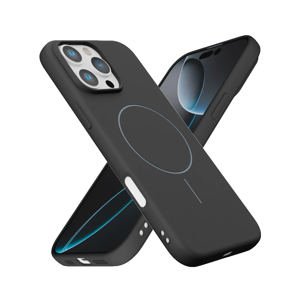 Funda mate para iPhone 17 Air 16E 16 E 15 Pro Max 14 Plus 13 12 Magsafe Mag Safe 16Pro 16Plus 15Pro 14Pro accesorios de cubierta de teléfono