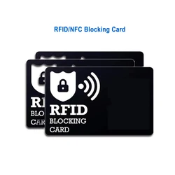 Protector RFID para tarjetas bancarias y pasaporte, bloqueo antirrobo