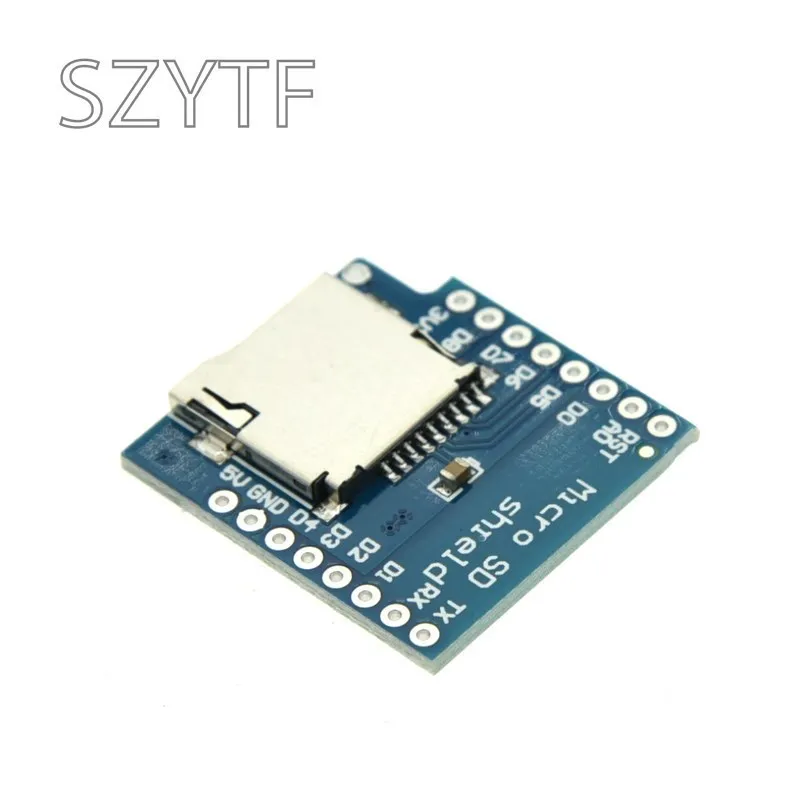 Escudo de tarjeta Micro SD para WeMos D1 mini - Placa de expansión SD TF, interfaz SPI para registro de datos - imagen 5