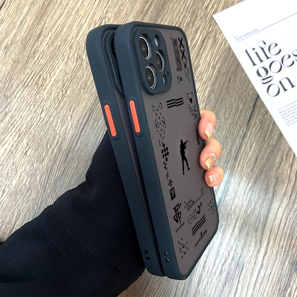 Funda de teléfono Counter Strikes CSGO para Xiaomi Redmi Note 13, 12, 11, 10, 10A, 10X 9 Prime, 9S, 8 Pro Plus, 4G, 5G, cubierta dura transparente - imagen 3