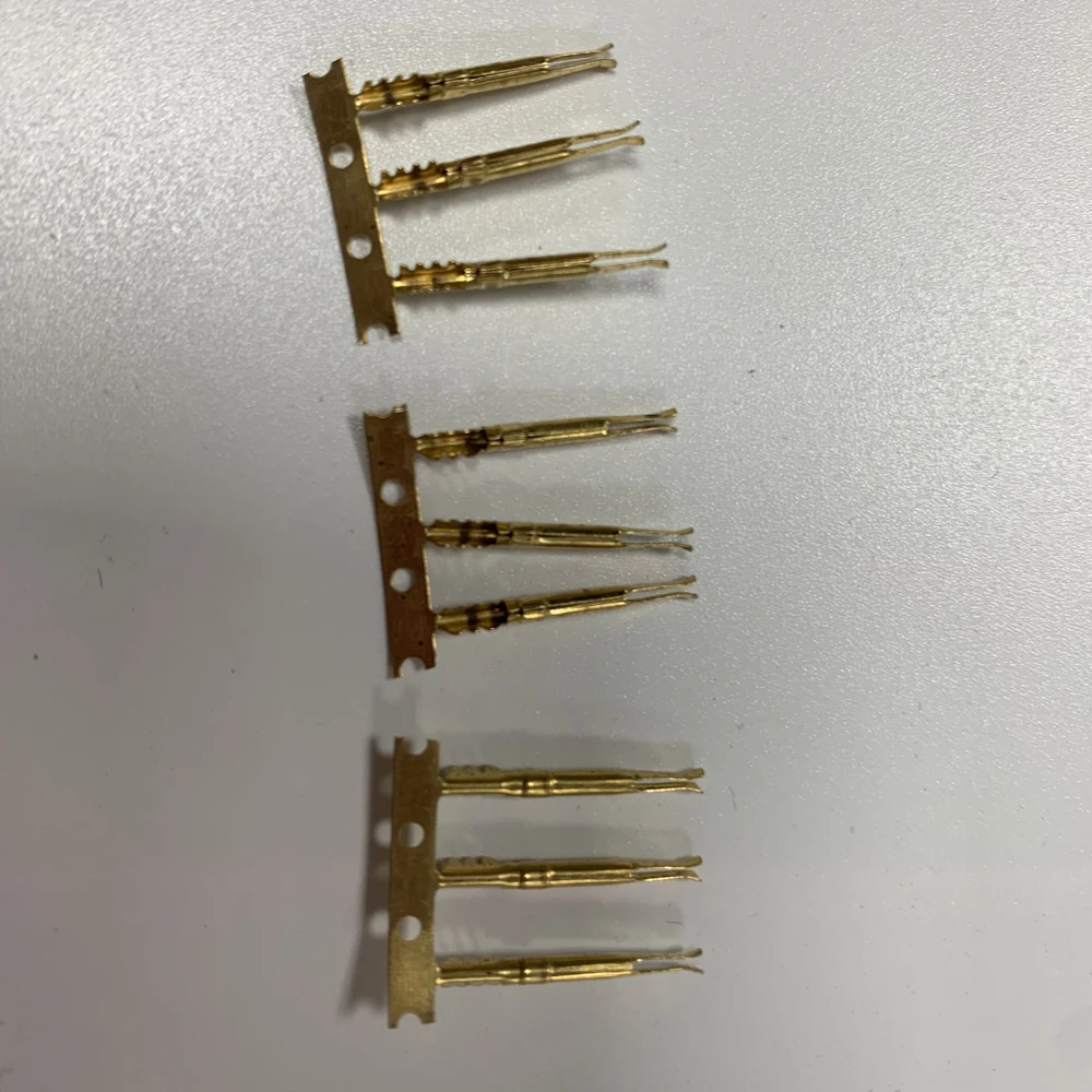 Conector de enchufe de alta calidad, clavijas de metal k para controlador de juego N64, reparación de cable, 3 piezas