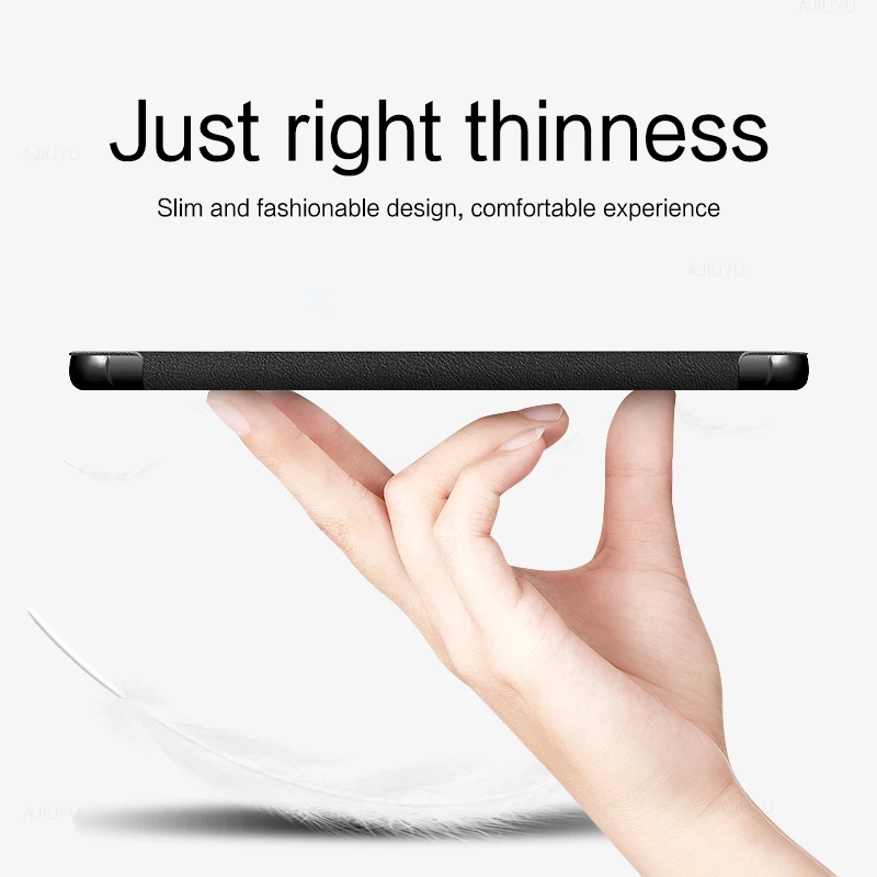 Funda para Samsung Galaxy Tab S10 FE + 13,1 S9 S8 S7 Plus S7 FE 12,4 11 pulgadas A9 8,7 "A9 + A8 Tablet PU Funda de cuero con soporte triple - imagen 4