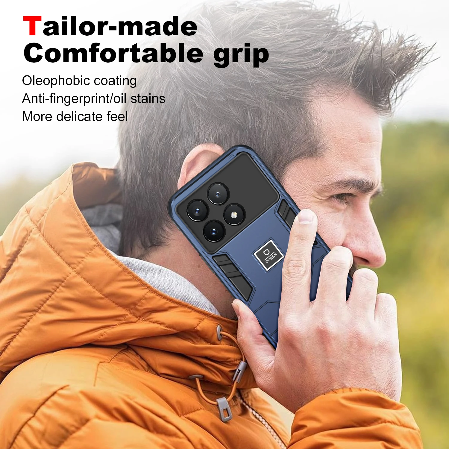 Funda de armadura para Xiaomi Redmi Note 13 Pro 4G, protección de silicona, cámara completa, dura, a prueba de golpes, funda de teléfono RedmiNote13Pro Coque - imagen 4