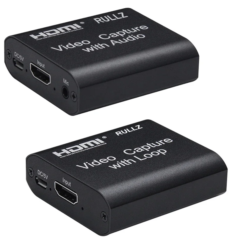 Tarjeta de captura HDMI 4K, dispositivo de grabación de juegos de 1080p, caja grabadora de vídeo USB 2,0, micrófono de bucle HD, Audio para PS3, PS4, Xbox, PC, transmisión en vivo - imagen 4